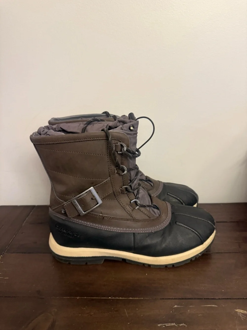 BEARPAW Brown Duck Boots Womens 11 Waterproof Insulated Winter Snow Boots